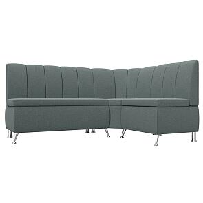 Диван кухонный угловой кантри правый угол амур 07 серый без механизма