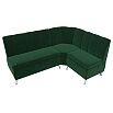 Диван кухонный угловой кантри правый угол seven 626 зеленый без механизма