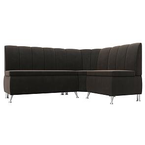 Диван кухонный угловой кантри правый угол seven 727 коричневый без механизма