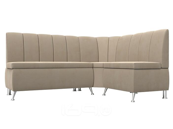 Диван кухонный угловой кантри правый угол seven 729 бежевый без механизма