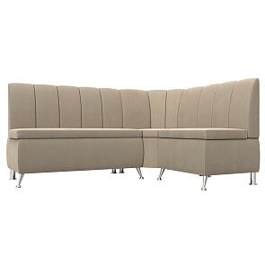 Диван кухонный угловой кантри правый угол seven 729 бежевый без механизма