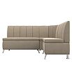 Диван кухонный угловой кантри правый угол seven 729 бежевый без механизма