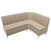 Диван кухонный угловой кантри правый угол seven 729 бежевый без механизма