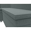 Диван кухонный угловой уют левый угол амур 07 серый без механизма
