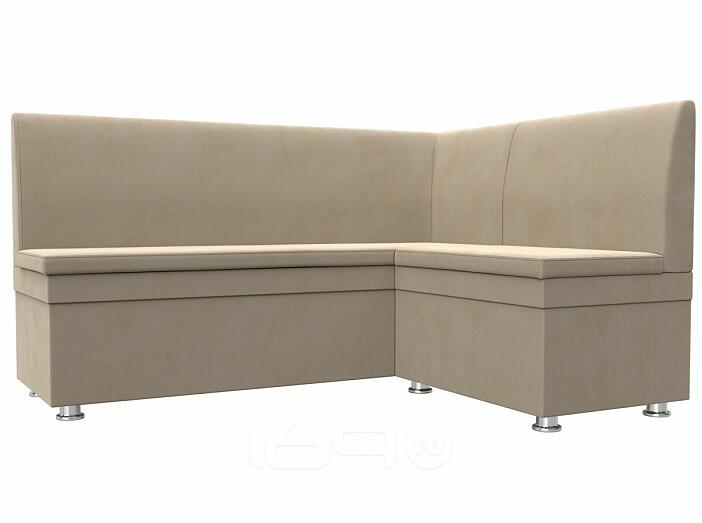 Диван кухонный угловой уют правый угол seven 729 бежевый без механизма