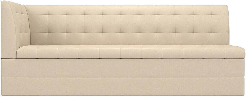 Диван кухонный угловой Бриз левый Экокожа Бежевый 33999₽