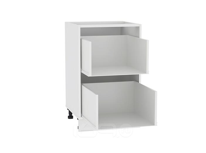 Каркас нижнего шкафа с 2-мя ящиками Н 502 Белый