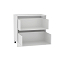 Каркас нижнего шкафа с 2-мя ящиками Н 802 Белый