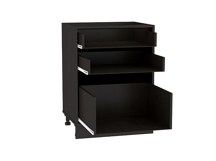 Каркас нижнего шкафа с 3-мя ящиками Н 603 Венге