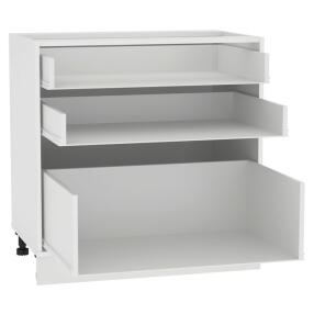 Каркас нижнего шкафа с 3-мя ящиками Н 803 Белый