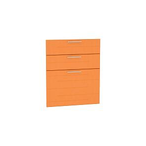 Комплект фасадов Техно для каркаса Ф-43 Н603 Оранжевый металлик