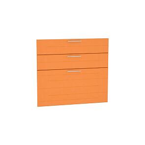 Комплект фасадов Техно для каркаса Ф-53 Н803 Оранжевый металлик