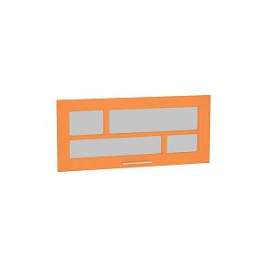 Комплект фасадов Техно со стеклом для каркаса Ф-88 ВГ800 Оранжевый металлик