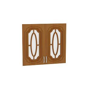 Комплект фасадов Настя со стеклом для каркаса Ф-55 В800 Миланский орех