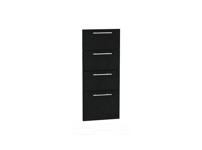 Комплект фасадов Валерия-М для каркаса Ф-14 Н304 Чёрный металлик