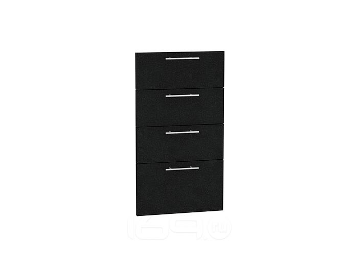 Комплект фасадов Валерия-М для каркаса Ф-24 Н404 Чёрный металлик