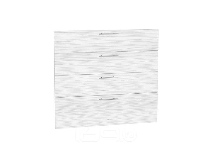 Комплект фасадов Валерия-М для каркаса Ф-54 Н804 Белый глянец страйп Комплект фасадов Валерия-М для каркаса Ф-54 Н804 Белый глянец страйп