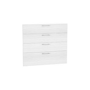 Комплект фасадов Валерия-М для каркаса Ф-54 Н804 Белый глянец страйп