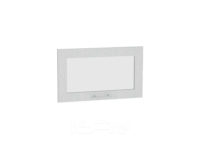 Комплект фасадов Валерия-М со стеклом для каркаса Ф-86 ВГ600 Серый металлик дождь