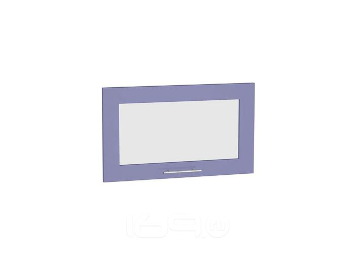 Комплект фасадов Валерия-М со стеклом для каркаса Ф-86 ВГ600 Сизый глянец