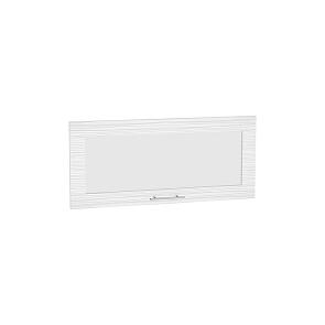 Комплект фасадов Валерия-М со стеклом для каркаса Ф-88 ВГ800 Белый глянец страйп