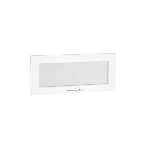 Комплект фасадов Вега со стеклом для каркаса Ф-88 ВГ800 Белый металлик