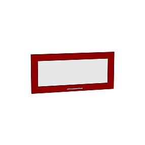 Комплект фасадов Валерия-М со стеклом для каркаса Ф-88 ВГ800 Гранатовый металлик