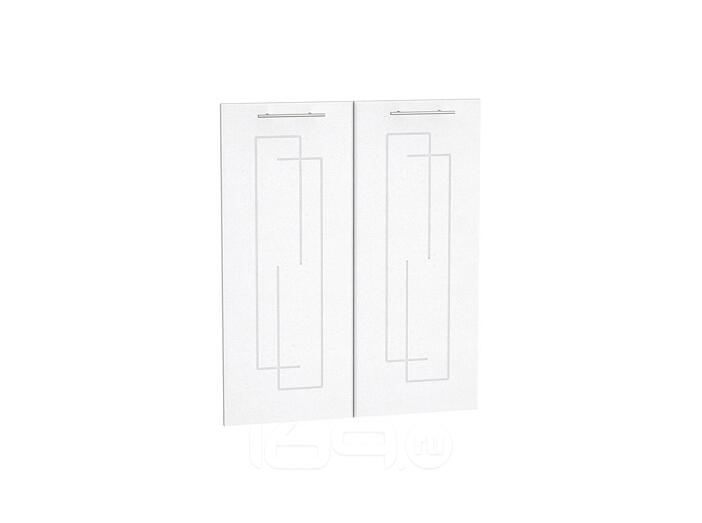 Комплект фасадов Вега для каркаса Ф-40 В600/Н600/НМ600 Белый металлик Комплект фасадов Вега для каркаса Ф-40 В600/Н600/НМ600 Белый металлик