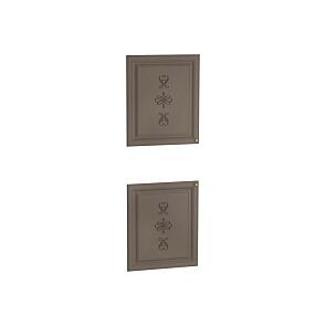 Комплект фасадов Версаль для каркаса Ф-47 ШП 600 Смоки Софт