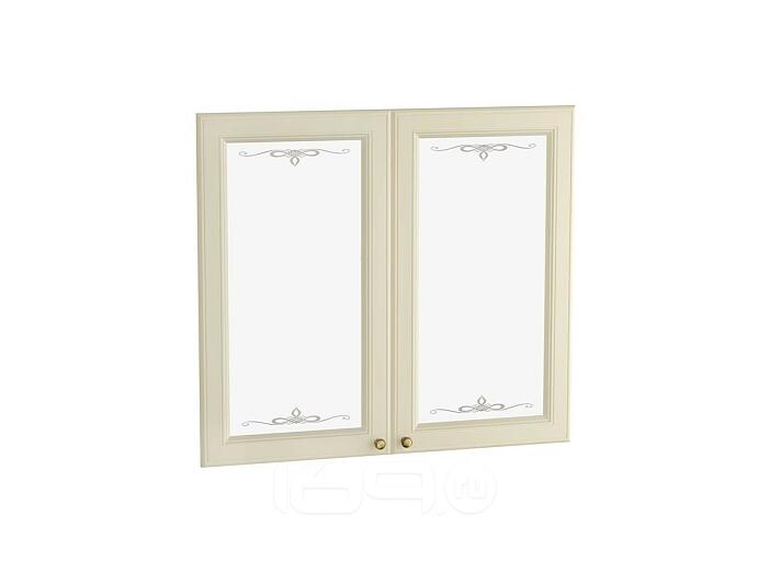 Комплект фасадов Версаль со стеклом для каркаса Ф-55Н В809 Ваниль Софт