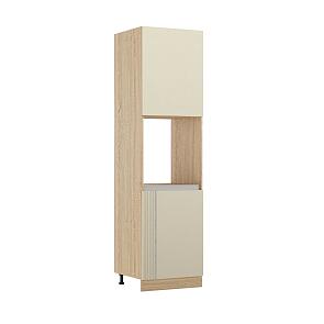 МДФ Кухня Карина Пенал для встраиваемой бытовой техники (Пластер Аворио, Сонома)