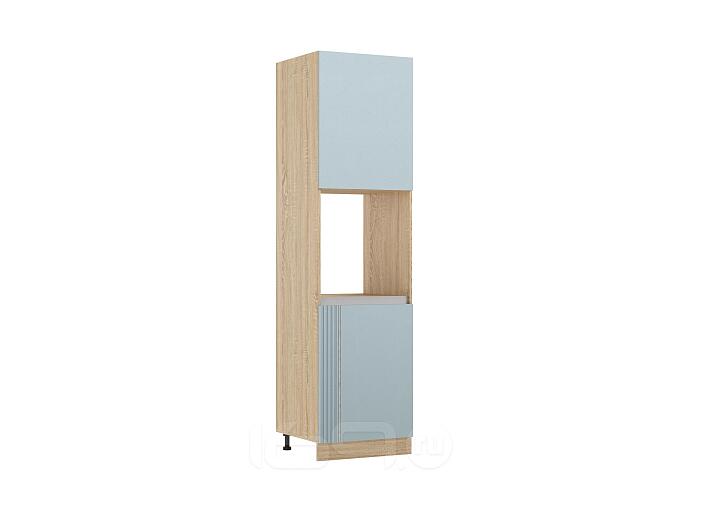 МДФ Кухня Карина Пенал для встраиваемой бытовой техники (Пластер Скай, Сонома)