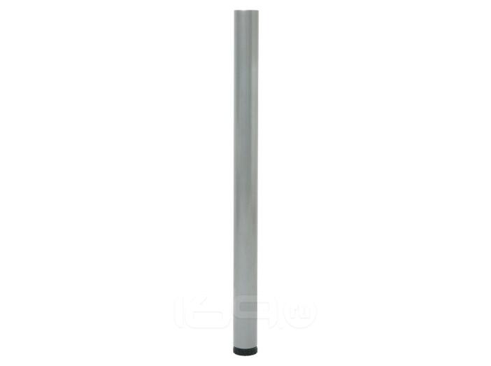 Опора для стола OC-1 регулируемая Aluminum Gloss 715*51 (с винтом М10, без фланца)