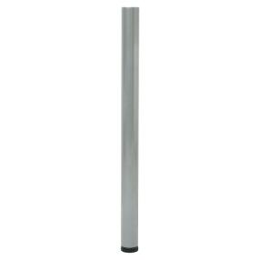 Опора для стола OC-1 регулируемая Aluminum Gloss 715*51 (с винтом М10, без фланца)