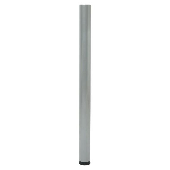 Опора для стола OC-1 регулируемая Aluminum Gloss 715*51 (с винтом М10, без фланца)