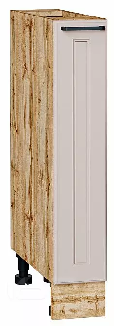 Шкаф нижний бутылочница Барселона Кашемир Дуб Вотан 816*150*484