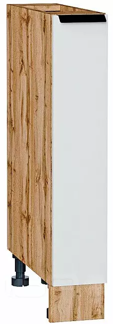 Шкаф нижний бутылочница Евро Белый Дуб Вотан 816*150*478