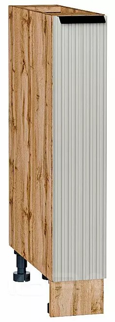 Шкаф нижний бутылочница Евро Лайн Агат Дуб Вотан 816*150*478
