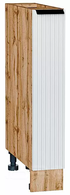 Шкаф нижний бутылочница Евро Лайн Белый Дуб Вотан 816*150*478