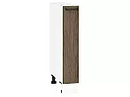 Шкаф нижний бутылочница Флэт Brown Casella Oak 2S/Белый 816*150*478