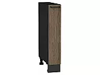 Шкаф нижний бутылочница Флэт Brown Casella Oak 2S/Graphite 816*150*478
