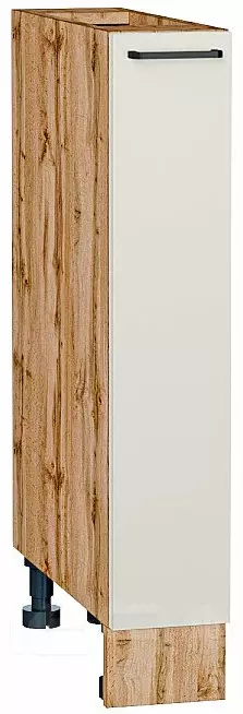 Шкаф нижний бутылочница Флэт Cashmere In 2S/Дуб Вотан 816*150*478