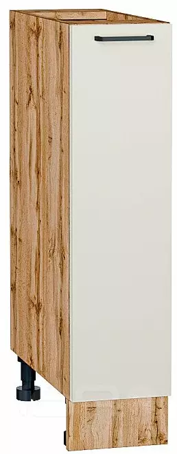 Шкаф нижний бутылочница Флэт Cashmere In 2S/Дуб Вотан 816*200*478