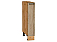 Шкаф нижний бутылочница Флэт Natural Casella Oak 2S/Дуб Вотан 816*150*478