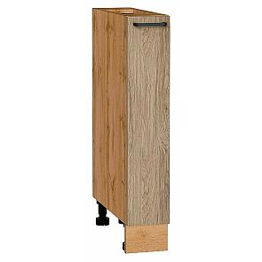Шкаф нижний бутылочница Флэт Natural Casella Oak 2S/Дуб Вотан 816*150*478