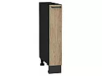 Шкаф нижний бутылочница Флэт Natural Casella Oak 2S/Graphite 816*150*478