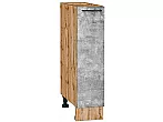 Шкаф нижний бутылочница Флэт Temple Stone 2S/Дуб Вотан 816*200*478