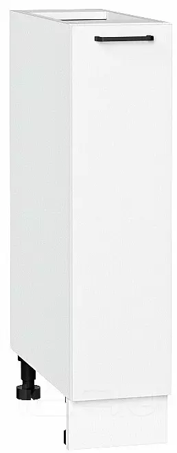 Шкаф нижний бутылочница Флэт White In 2S/Белый 816*200*478