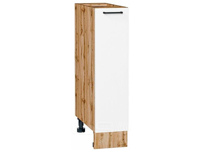 Шкаф нижний бутылочница Флэт White In 2S/Дуб Вотан 816*200*478