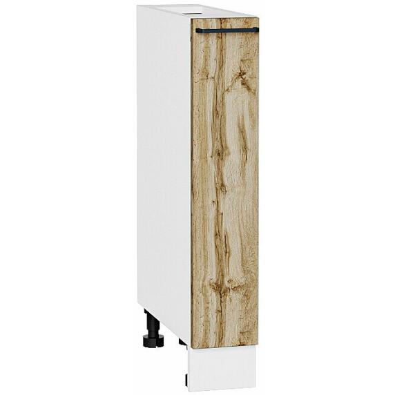 Шкаф нижний бутылочница Флэт Wotan Oak 2S/Белый 816*150*478